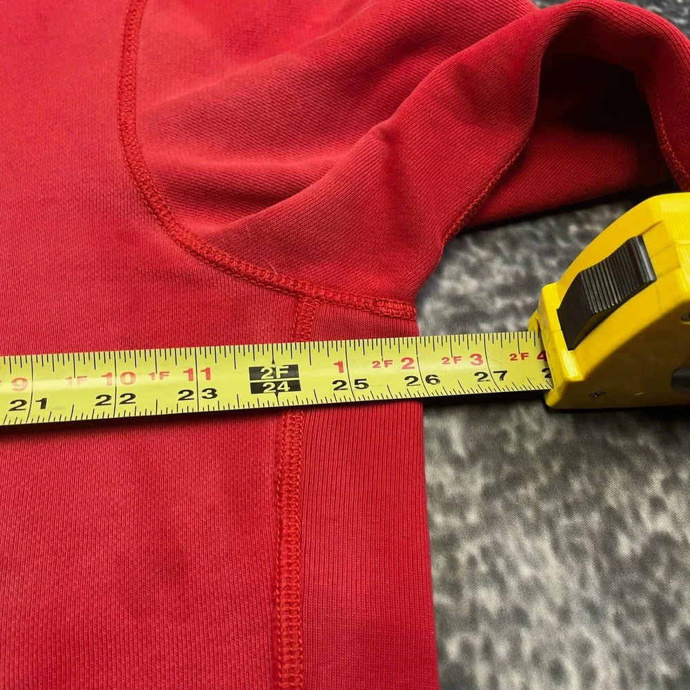 Polo Ralph Lauren‎ Zip Up Hoodie Mens XL Red Thermal Pony Preppy Sweatshirt